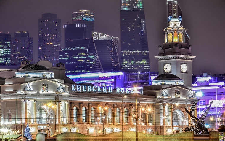 Площадь Киевского вокзала (площадь Европы) -  вид 1